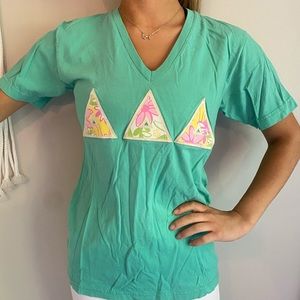 TriDelta Letter/embroidered T-shirt